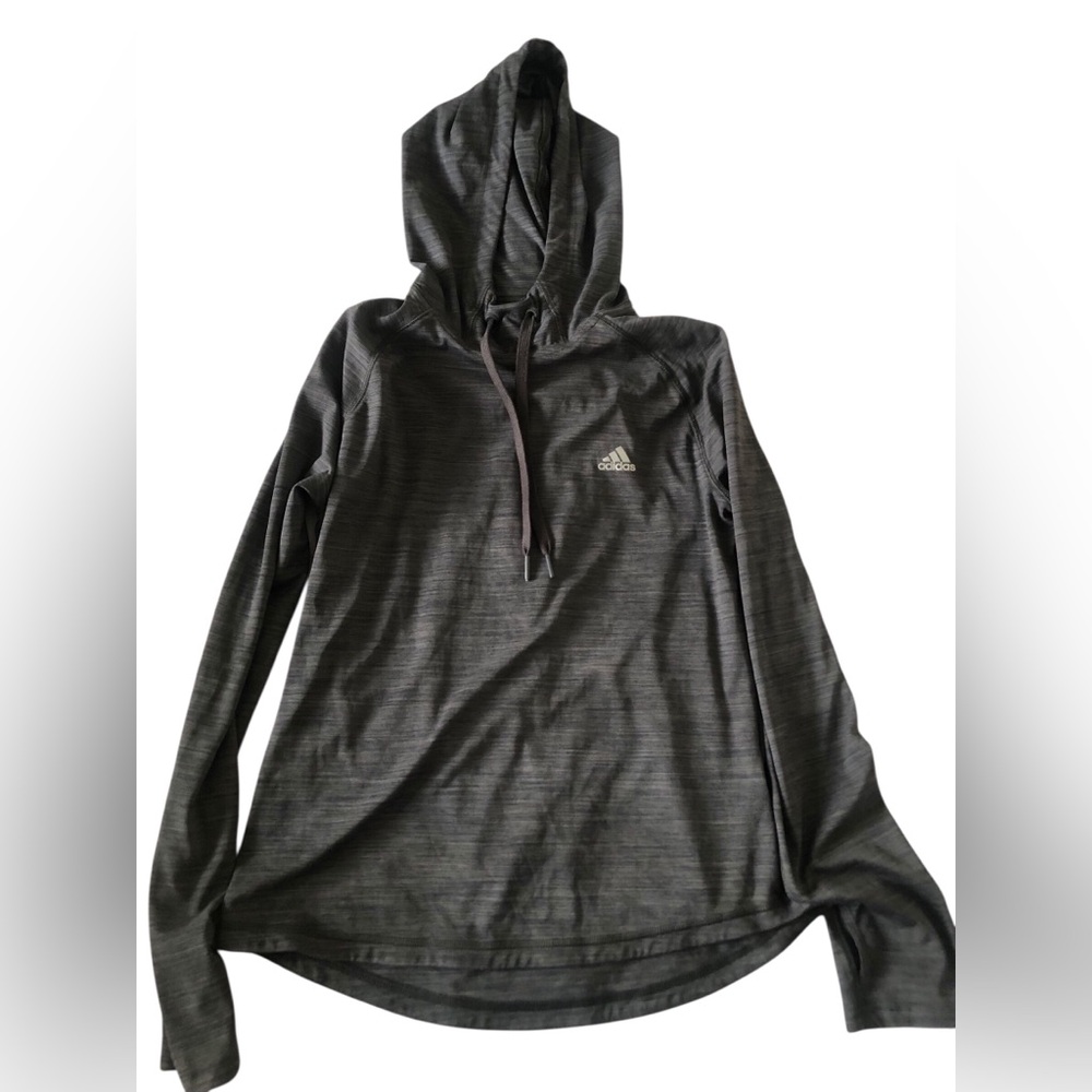 Adidas Charcoal Pullover Hoodie